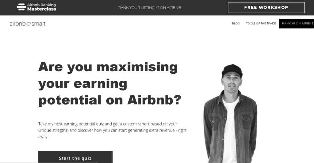 air bnb smart homepage