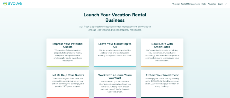 evolve vacation rental approach